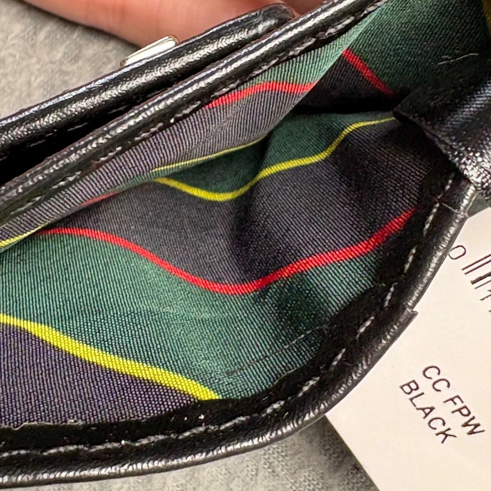 Tommy Hilfiger Mens Front Pocket Wallet & Valet Black Leather 31TL160001 CC FPW